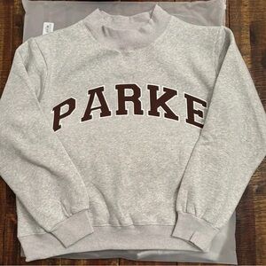 Parker Light Gray Sweatshirt🍳🍳